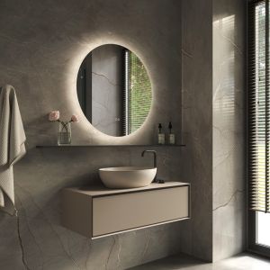 Phantom Mirrors Serie 002 002.60.60 ronde LED spiegel, 60 cm met directe en indirecte led rondom