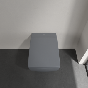 Villeroy en Boch Memento 2.0 8M24S1I4 toilet seat with lid Graphite