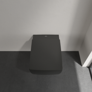 Villeroy en Boch Memento 2.0 8M24S1S5 toilet seat with cover Ebony