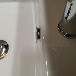 San4U ORC35 overflow rosette diameter 35mm chrome