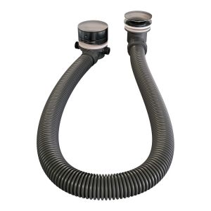 BrauerCarving 5-GM-212 thermostatic concealed bath faucet with push buttons SET 03 gunmetal brushed PVD