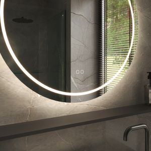 Phantom Mirrors Serie 002 002.60.60 ronde LED spiegel, 60 cm met directe en indirecte led rondom