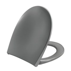Pressalit Scandinavia PLUS 758112-D05999 toilet seat with cover anthracite gray