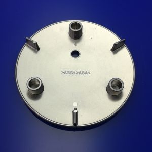 Viega Tempoplex 560843 Abdeckplatte für Dusche Siphon ø112mm Edelstahl