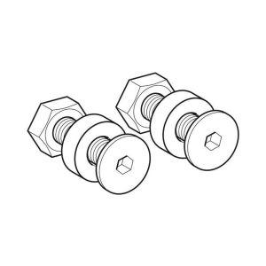Geberit 598175000 set van 2 draadhulzen voor scharnieren toiletzitting