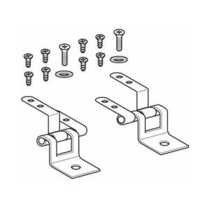 Geberit 598185000 set van 2 scharnieren voor toiletzitting chroom