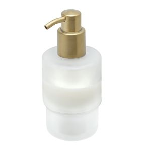 Geesa Nemox Brushed Gold - Opal Brushed Gold 91224714 zeepdispenser 200 ml goud geborsteld