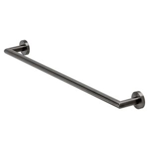 Geesa Nemox Brushed Metal Black 916507-09-60 wandhanddoekhouder 60cm zwart metaal geborsteld