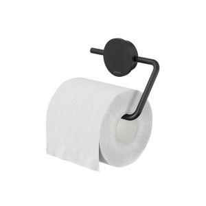 Geesa Opal Black 917209-06 toilet roll holder without flap black