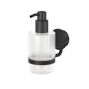 Geesa Opal Black 917216-06 zeepdispenser 200 ml zwart