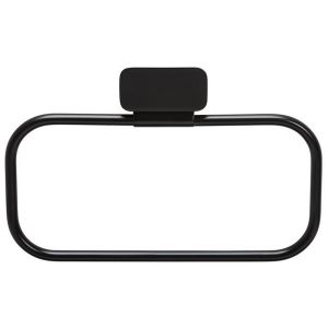Geesa Shift Black 919904-06 towel ring matte black