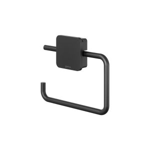 Geesa Topaz Black 917909-06-A toilet roll holder without flap black