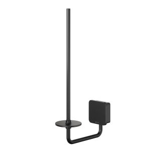 Geesa Topaz Black 917912-06-A spare roll holder black