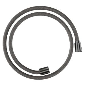 Hansgrohe 28220340 Designflex Brauseschläuche Textil 125cm gebürstet schwarz chrom