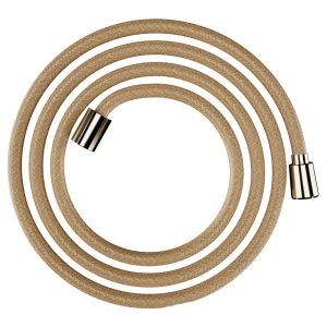 Hansgrohe 28230990 Designflex doucheslang textiel 200cm gepolijst goud optiek