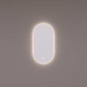 Hipp Design SPV 14920 KW mirror oval-straight with indirect LED lighting all around 45x90x3cm