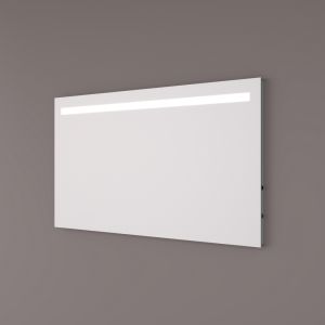 Hipp Design SPV 3020 mirror 100x70cm with 1 horizontal LED track, mirror heating and socket