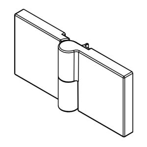 HSK Atelier - Atelier Pur - K2 - K2P E100290-L-8-41 scharnier links chroom