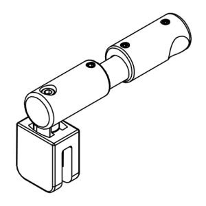HSK E100322-15-68 cross stabilization support 1500mm matte black