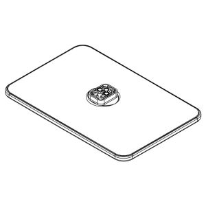 HSK Shower & Co! E98521-32-41 hoofddouche 360x240x34mm chroom