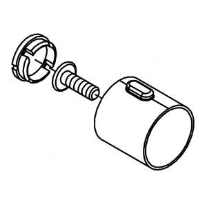 HSK Shower & Co! E98554-2-41 Umstellknopf, Chrom