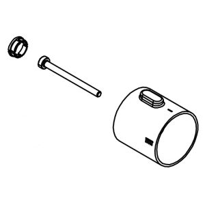 HSK Shower & Co! E98554-7-41 knop omstelling chroom