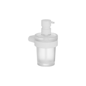 Inda Mito A20120WM21 Seifenspender Glas satiniert/ Weiß matt