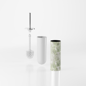 Inda MY Art Aurora AV014ACR01Y toiletborstelgarnituur chroom