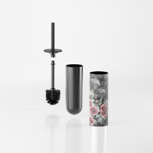 Inda MY Art La Santa AV014BNE12Y toiletborstelgarnituur mat zwart