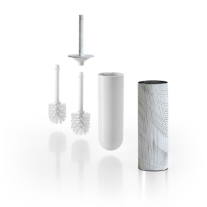 Inda MY Love AV014AGE toiletborstelgarnituur wand geometric