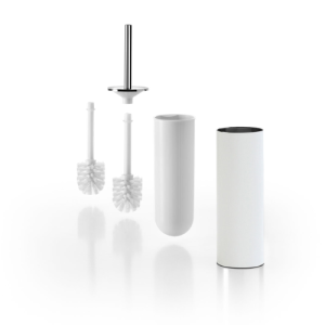 Inda MY Love AV014AWY toiletborstelgarnituur wand mat wit en chroom