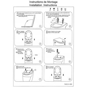SFA Sanibroyeur Sanicompact C43/48 NP101085 (NP100103 / SED100181) WC-Sitze mit Deckel weiß