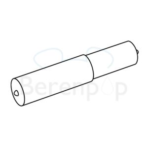 Inda Divo - Lea - Hotellerie R03290001 closetrolletje met veer verchroomd messing