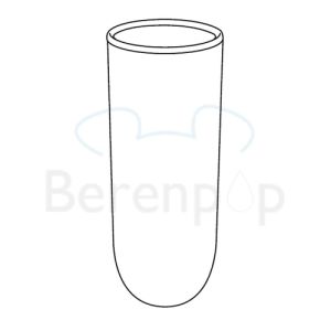 Inda RV014B004 grijs inzetbakje voor toiletborstelgarnituur