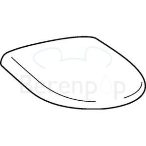 Keramag Renova Nr. 1 573015 toiletzitting met deksel wit *niet meer leverbaar*