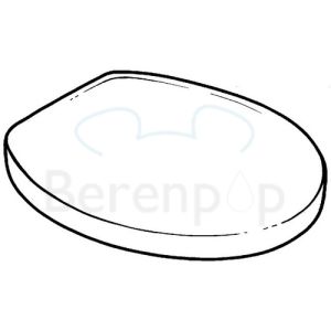 Keramag Renova No. 1 Comprimo 571044 WC-Sitze mit Deckel weiß