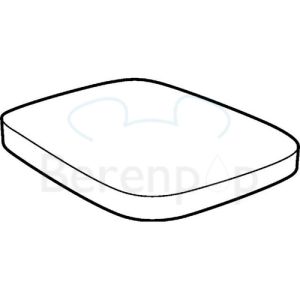 Keramag Renova No. 1 Plan 572110 WC-Sitze mit Deckel weiß *nicht mehr lieferbar*