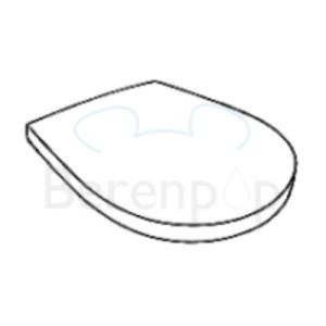 Keramag Visit 576310 toiletzitting met deksel wit *niet meer leverbaar*