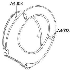 Pressalit 1000 304000-BG4999 WC-Sitze mit Deckel weiß