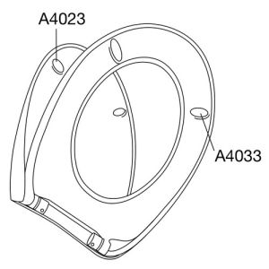 Pressalit Scandinavia PLUS 758001-D05999 toilet seat with lid black