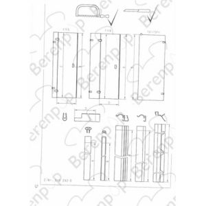 Sphinx Facette S8L41863 ( 2537266 ) komplett Satz von Profilen für Drehtür