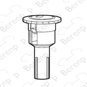 Sphinx S8H785000 druktoets + afdekkap chroom (voor uitstroommechanisme 14, 15, 16, 17, 18) *niet meer leverbaar*