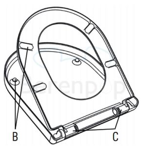 Villeroy en Boch (Omnia) Architectura 98M9C109 WC-Sitze mit Deckel pergamon *nicht mehr lieferbar*