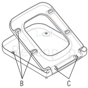 Villeroy en Boch (Omnia) Architectura 9M58S101 WC-Sitze mit Deckel weiß