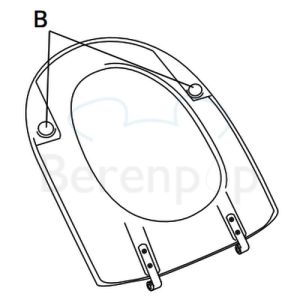 Villeroy en Boch (Omnia) Architectura / O.Novo / Subway 9M636101 WC-Sitze ohne Deckel weiß
