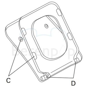 Villeroy en Boch (Omnia) Architectura Slimseat 9M81S101 WC-Sitze mit Deckel weiß
