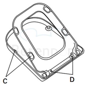 Villeroy en Boch Joyce 9M52S101 WC-Sitze mit Deckel weiß