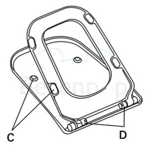 Villeroy en Boch Joyce Slimseat 9M62S101 WC-Sitze mit Deckel weiß