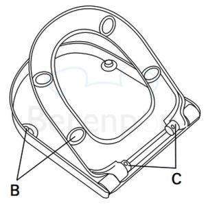 Villeroy en Boch Omnia Architectura Vita 9M51B101 WC-Sitze mit Deckel weiß