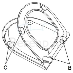 Villeroy en Boch Subway 2.0 Compact 9M69S101 WC-Sitze mit Deckel weiß